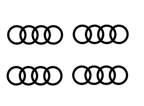 Audi felni matrica (4 db)