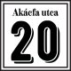Házszám tábla 13