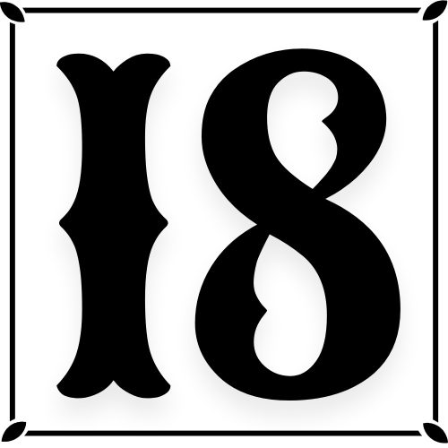 Házszám tábla 14