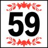 Házszám tábla 26