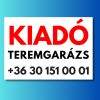 Kiadó teremgarázs tábla