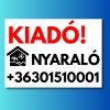Kiadó nyaraló tábla
