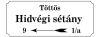 Egyedi utcanév tábla hagyományos